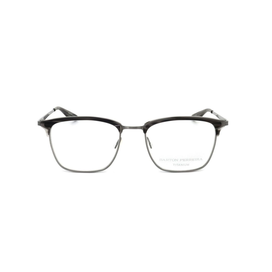 Barton Perreira Bp5005 511Lt Rectangular Grey Gradient Eyeglasses With Metal Temples