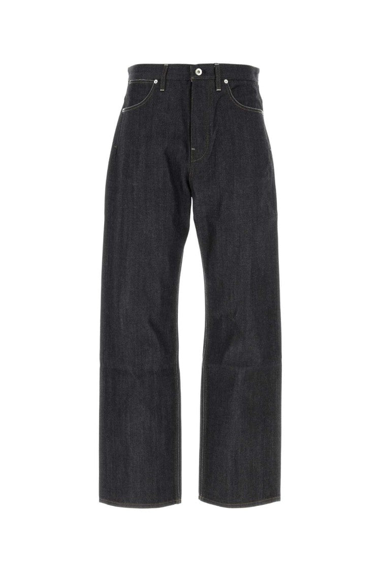 Jil Sander High-Waisted Straight-Leg Denim Jeans With Five-Pocket Design