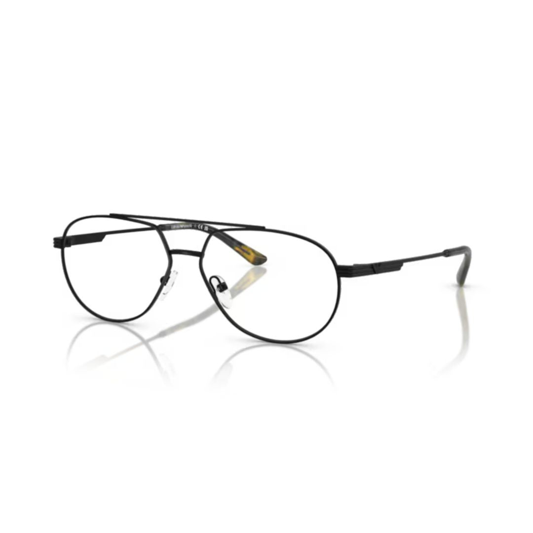 Emporio Armani 0Ea1165 Aviator Sunglasses With Tortoiseshell Tips