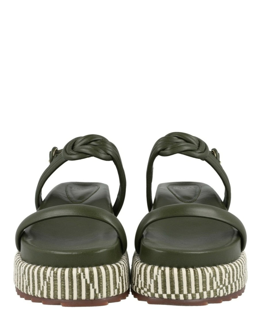 Alexandre Birman Vicky Bounce Raffia Platform Sandals