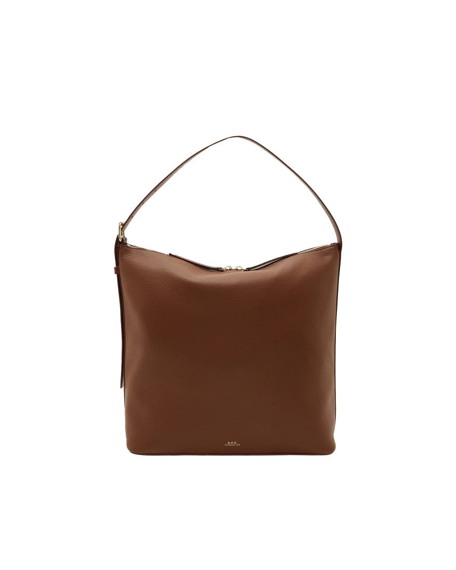 A.P.C. Vera Hazelnut Shoulder Bag