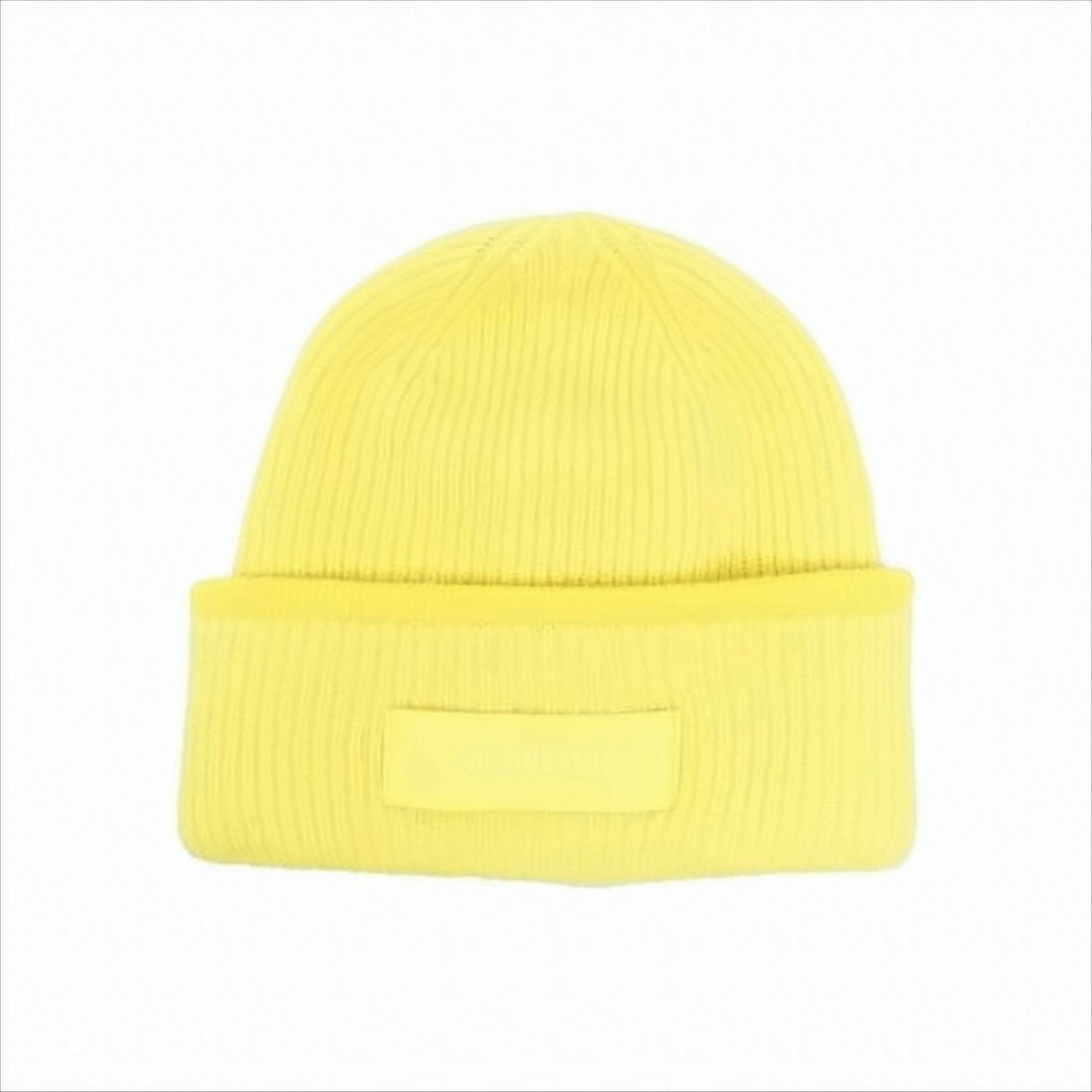Jacquemus Ribbed Knit Beanie With Folded Cuff