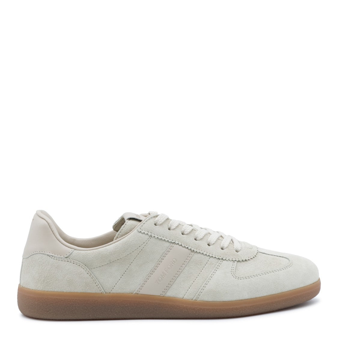 Tom Ford Low-Profile Suede Sneakers With Contrasting Sole