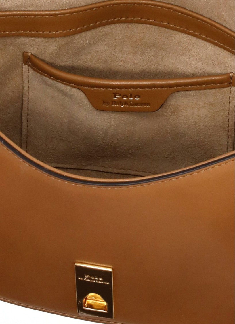Polo Ralph Lauren Mini Saddle Bag With Structured Silhouette And Logo Detail