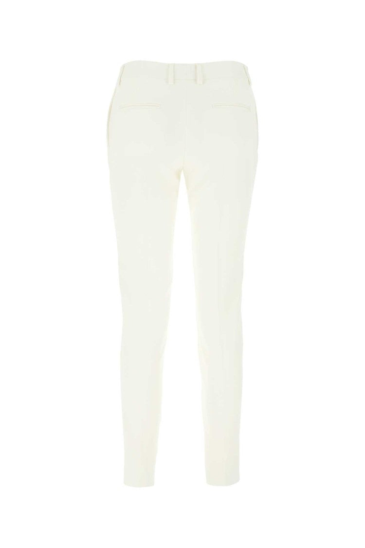 Saint Laurent Ivory Wool Pant