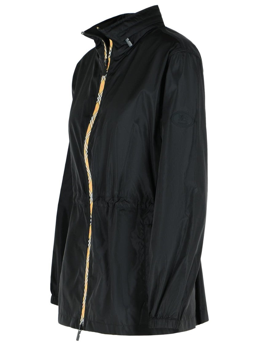 Burberry Blackpool' Black Polyamide Raincoat