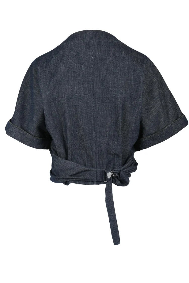 Brunello Cucinelli Denim Blouse - Midnight Blue