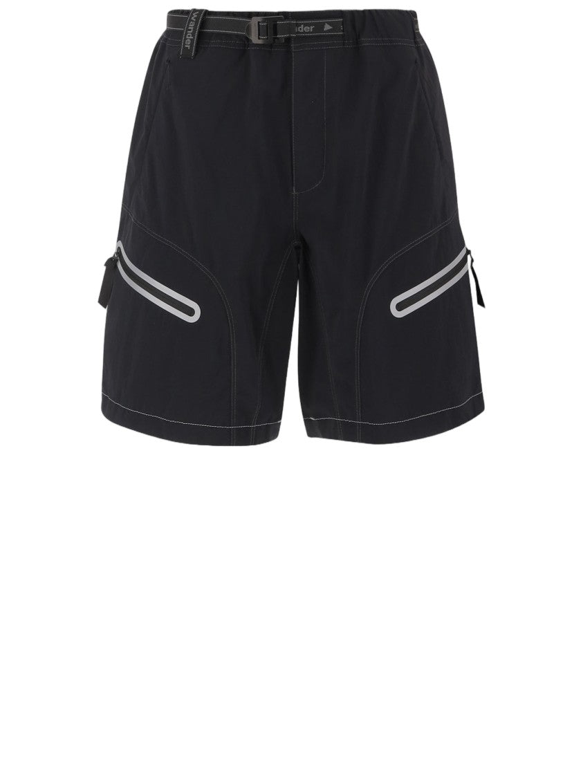 And Wander Technical Fabric Shorts With Elastic Waistband