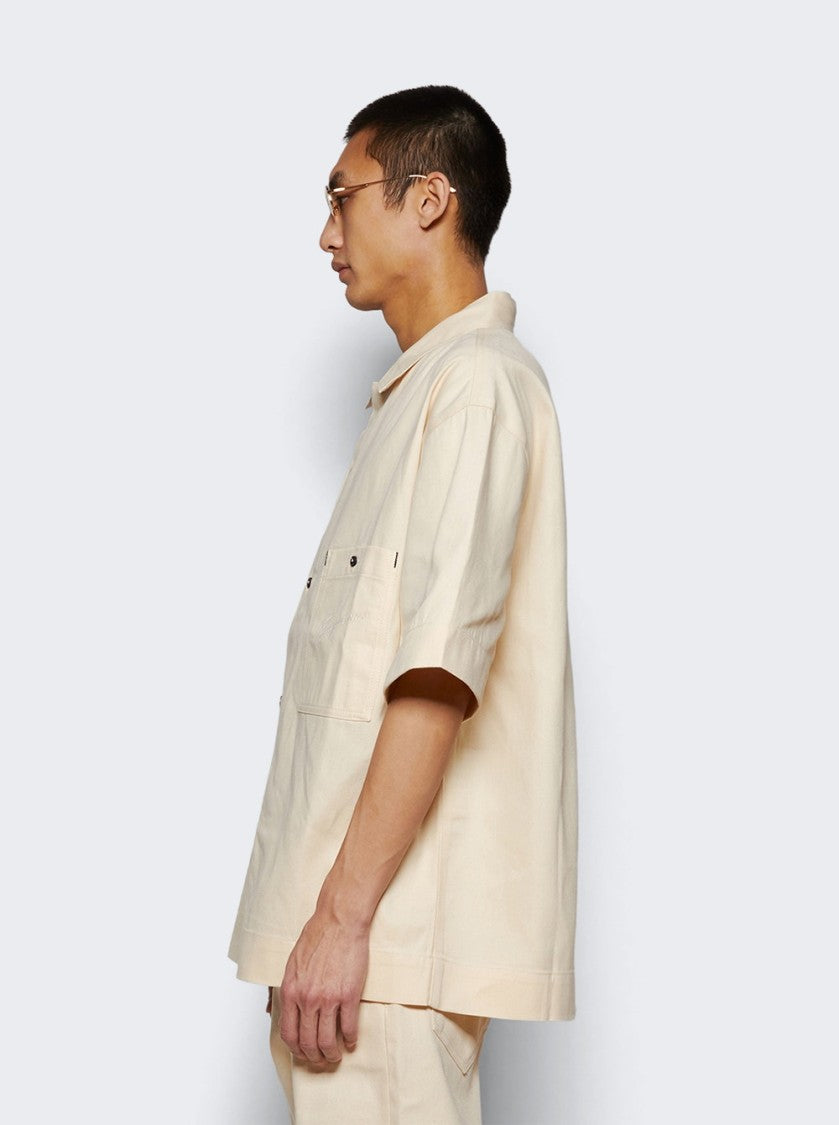 Jacquemus De-Nîmes Aloe Shirt Off White