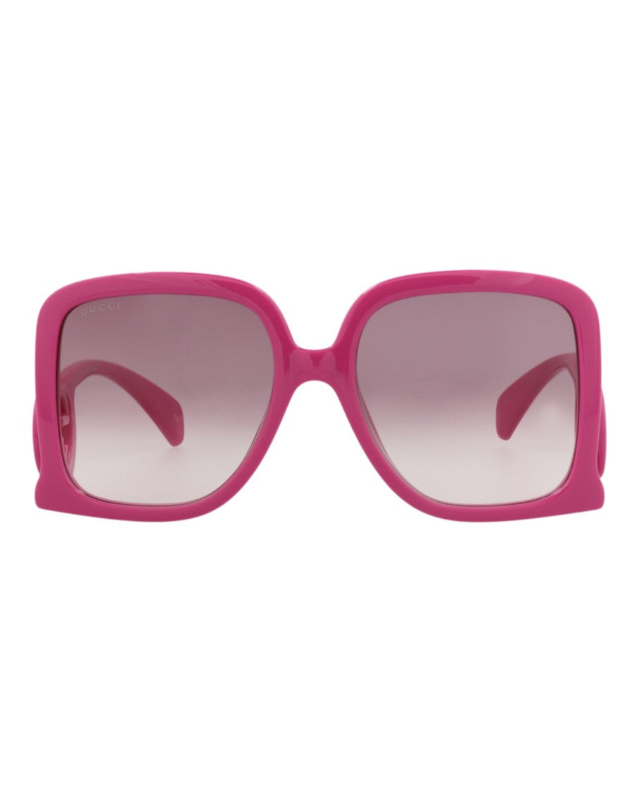 Gucci Square-Frame Injection Sunglasses