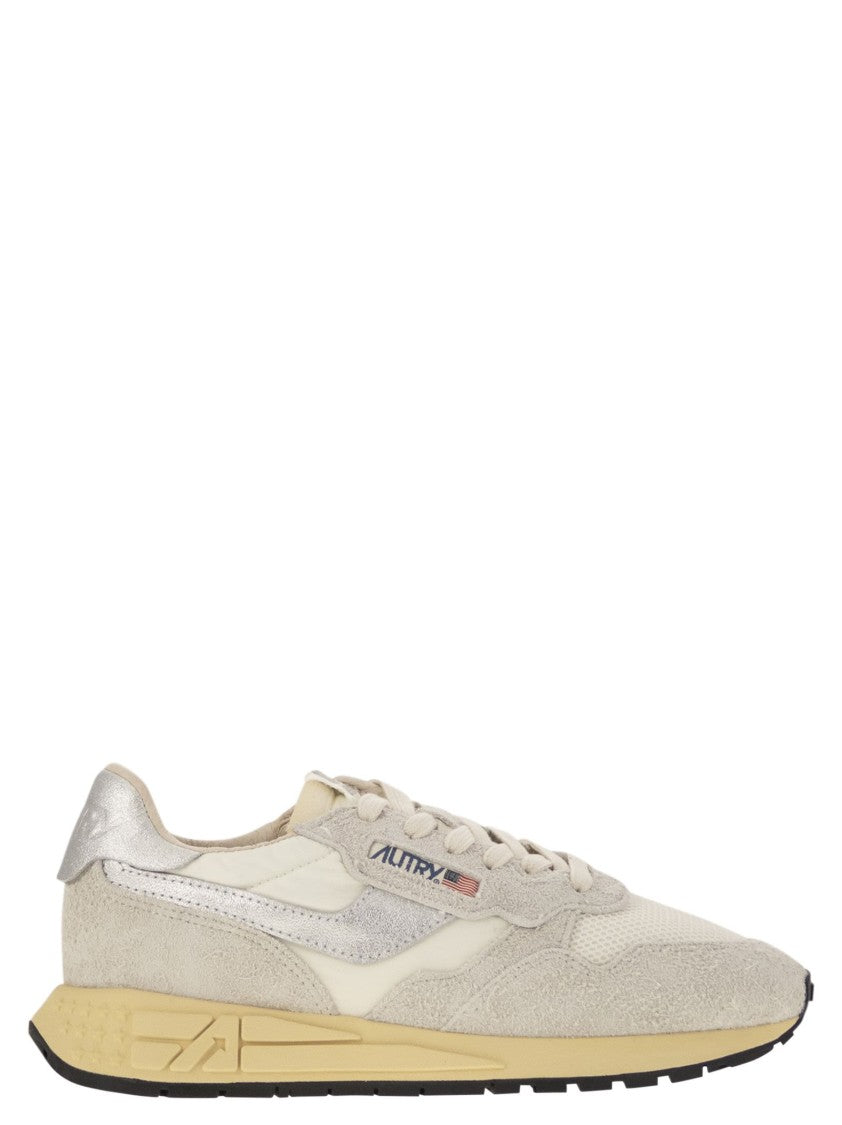Autry Reelwind - Suede And Technical Textile Trainer
