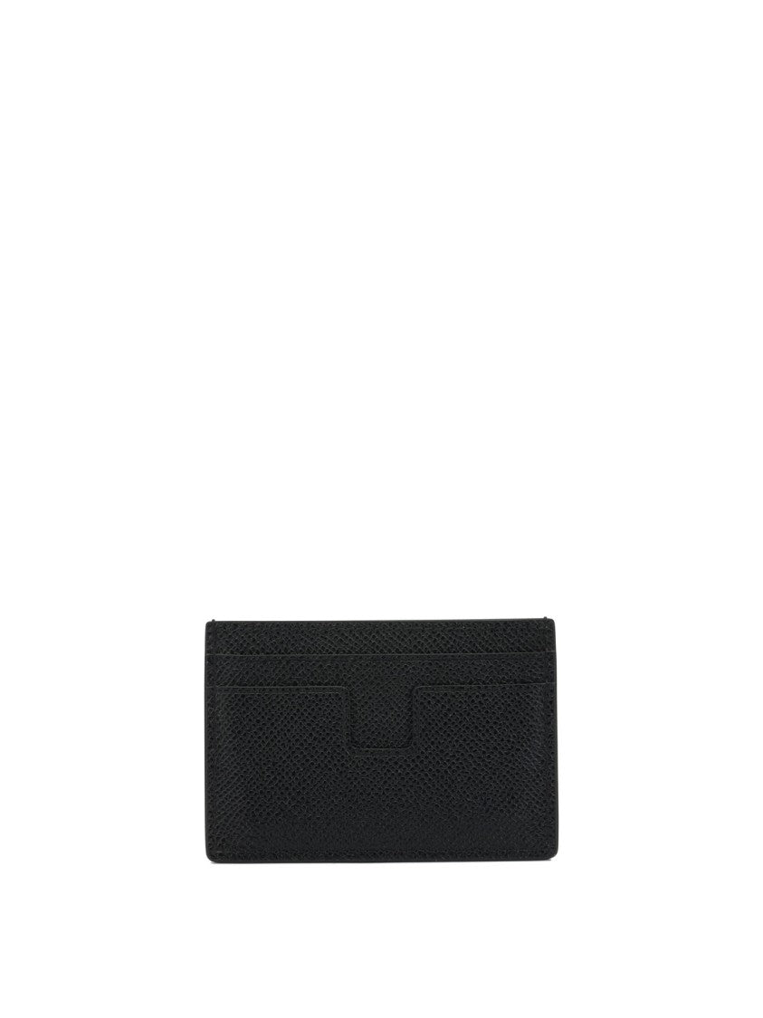 Tom Ford Small Grain Leather Card Holder
