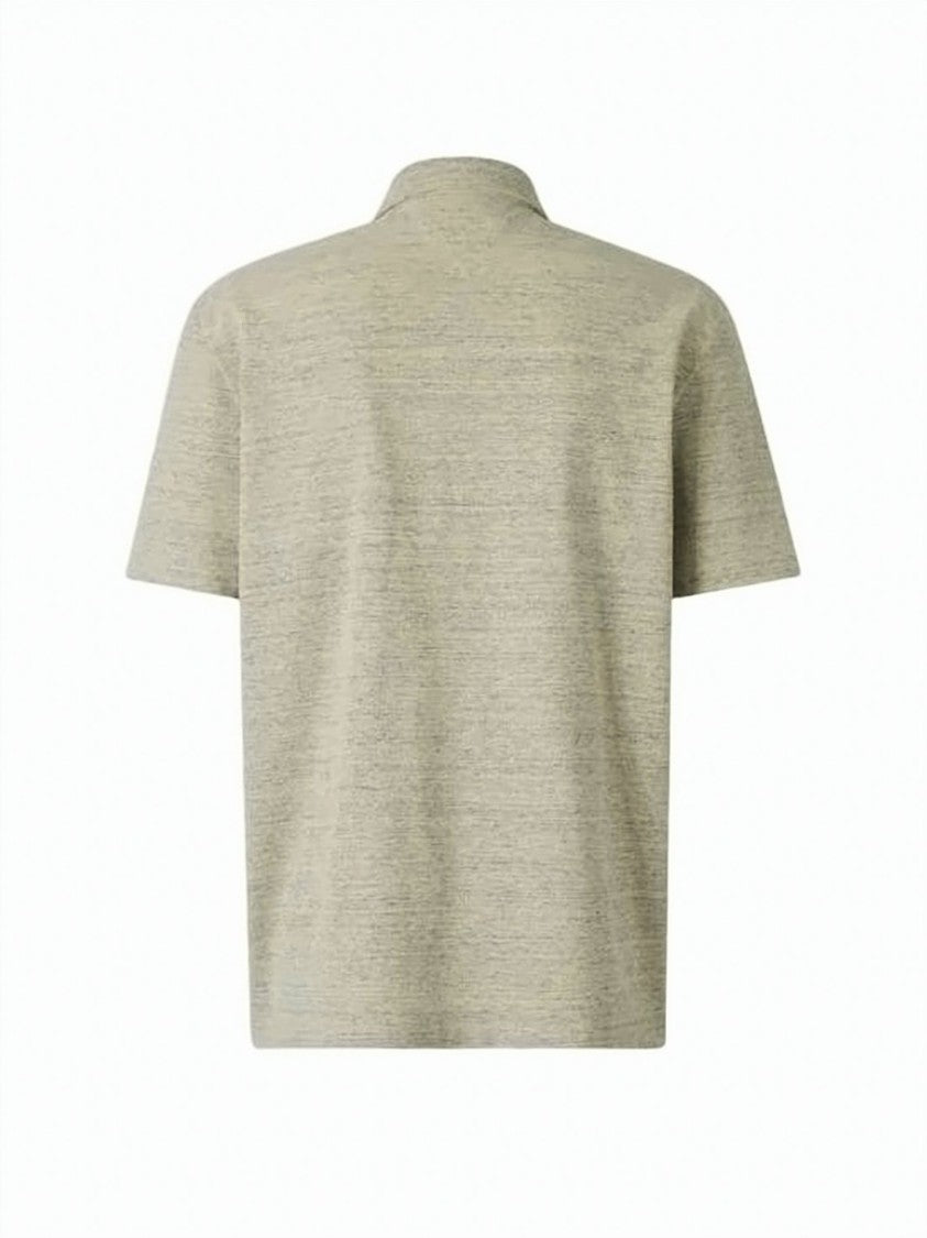 Bottega Veneta Textured Cotton Polo Shirt