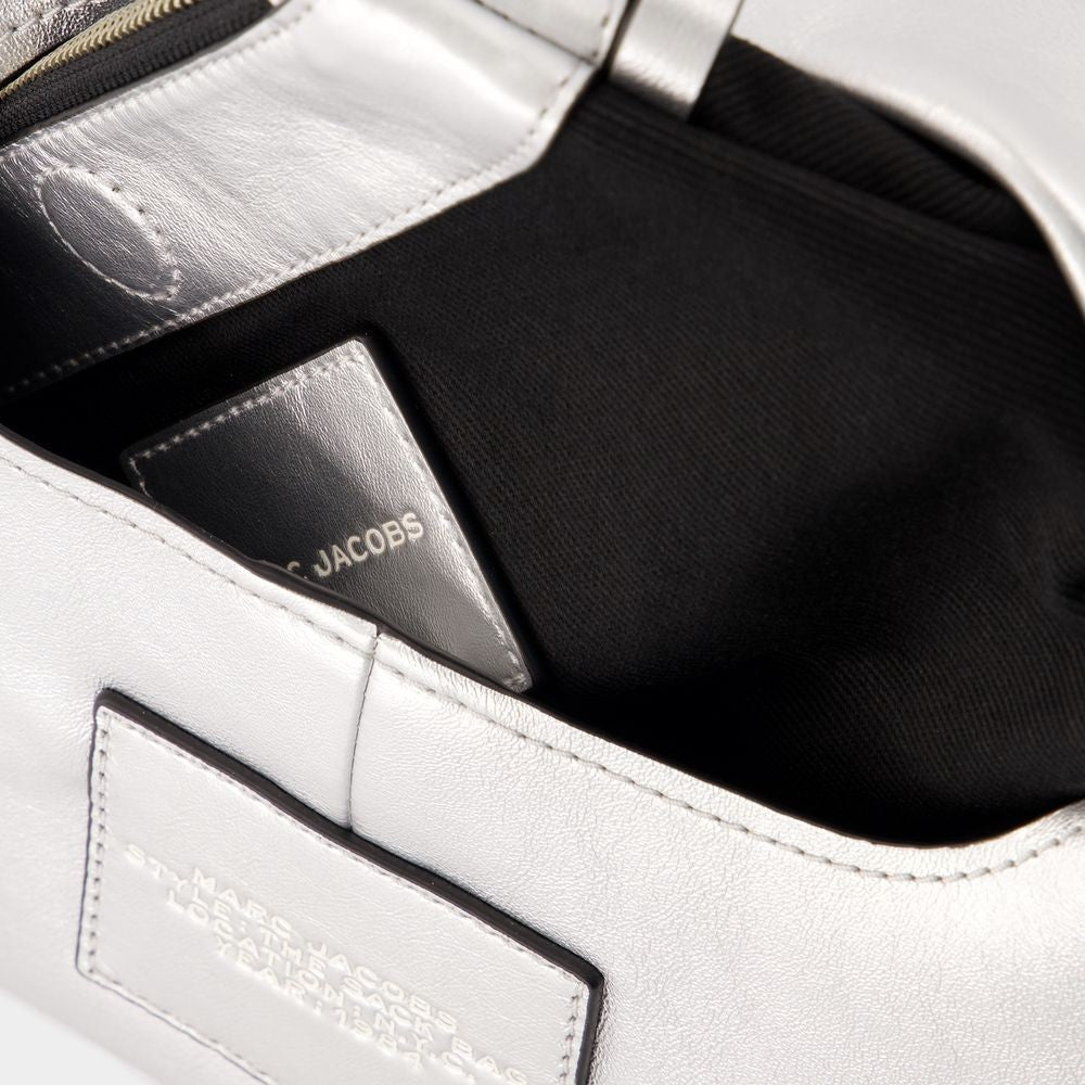 Marc Jacobs The Mini Sack Purse - Leather - Silver