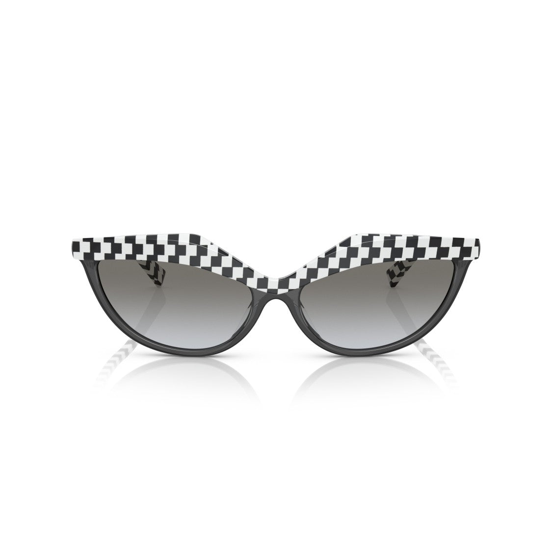 Alain Mikli 0A05070 Cat-Eye Sunglasses With Checkerboard Pattern And Gradient Lenses