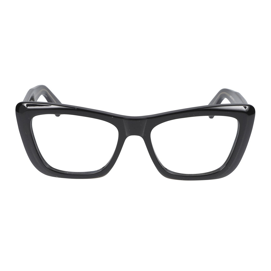 Kador Lolita/K-V Oversized Square Frame Eyeglasses With Glossy Black Finish
