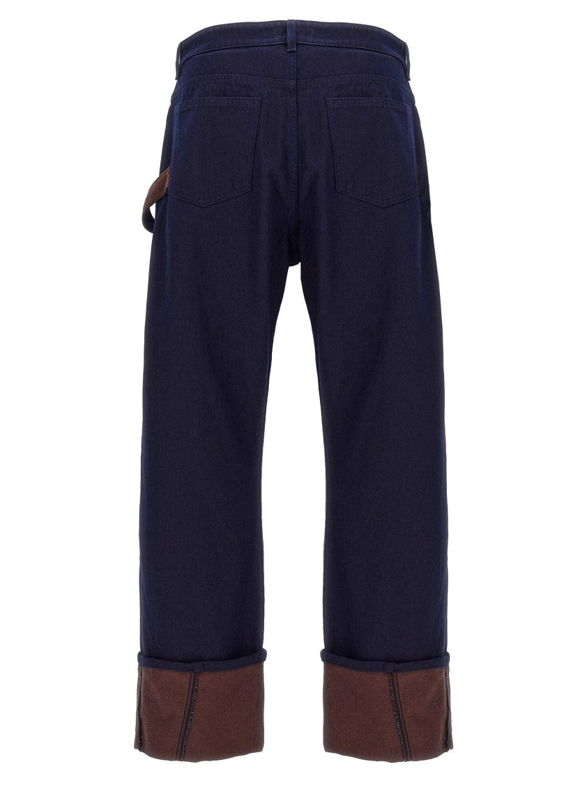 J. W. Anderson Turn Up Twisted Workwear' Jeans