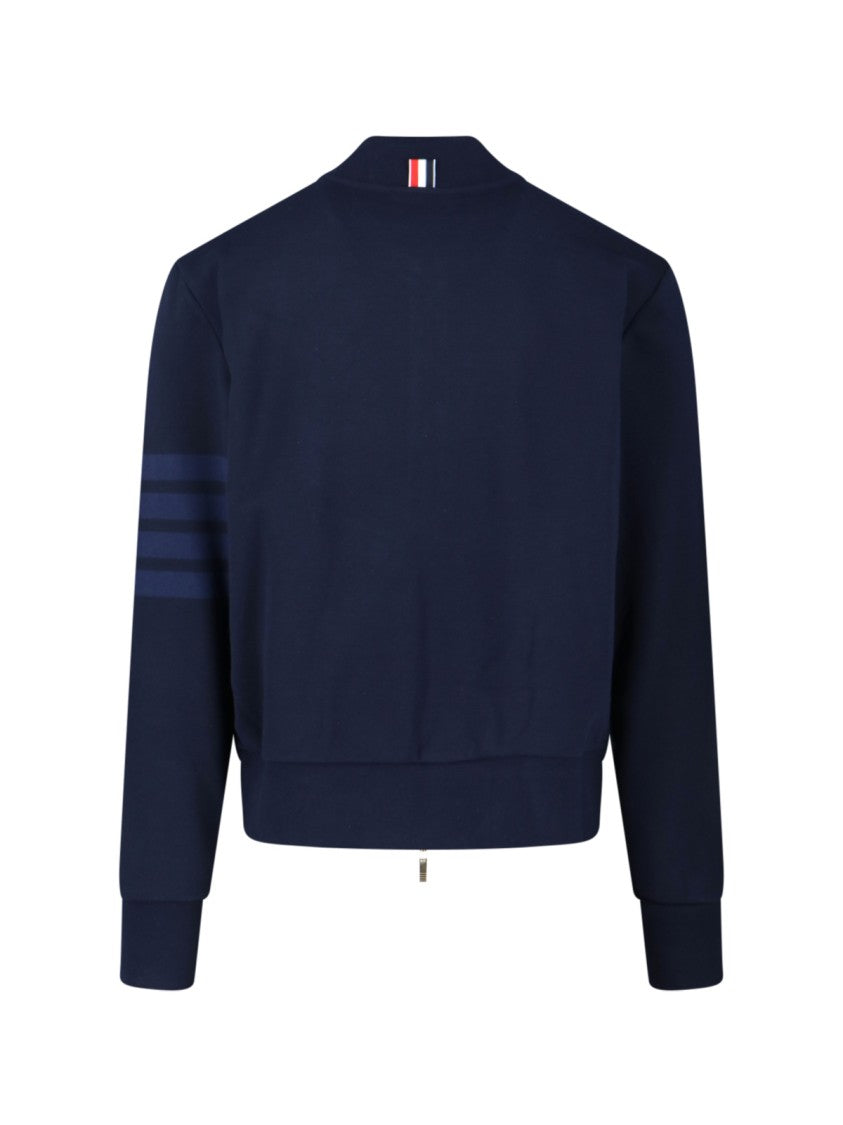 Thom Browne "4-Bar" Bomber Jacket – Navy