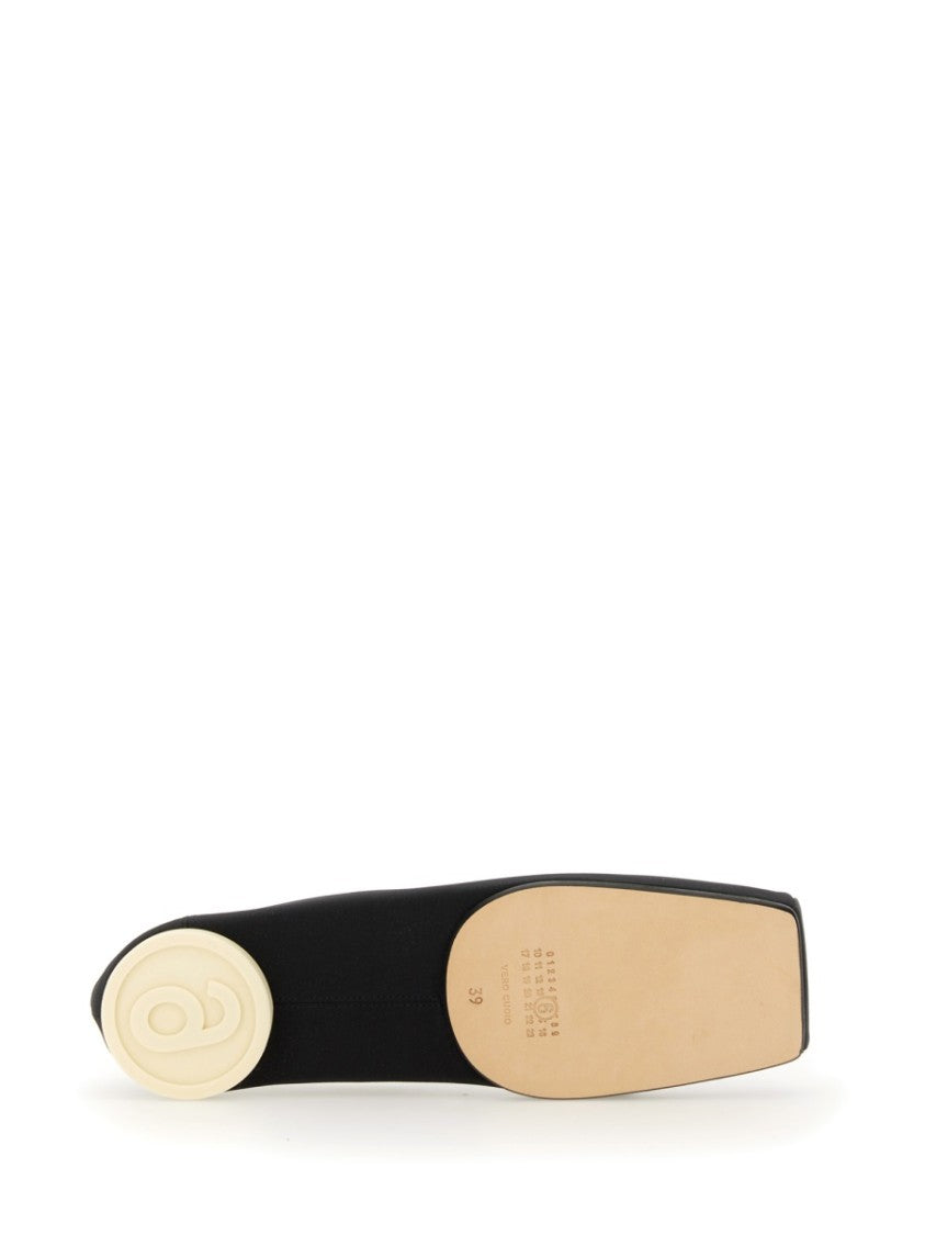 Mm6 By Maison Margiela Ballet Flats With Signature Bow Detail