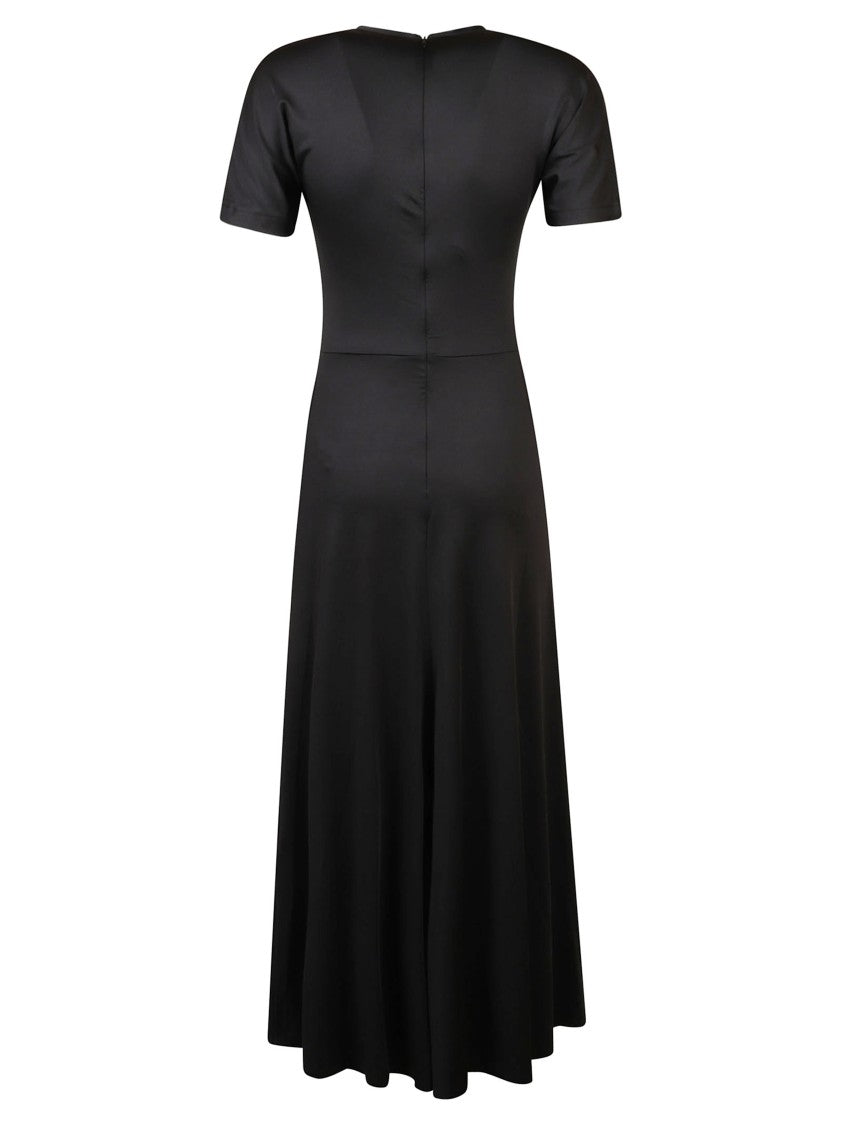 Victoria Beckham Fitted Bodice Maxi Dress