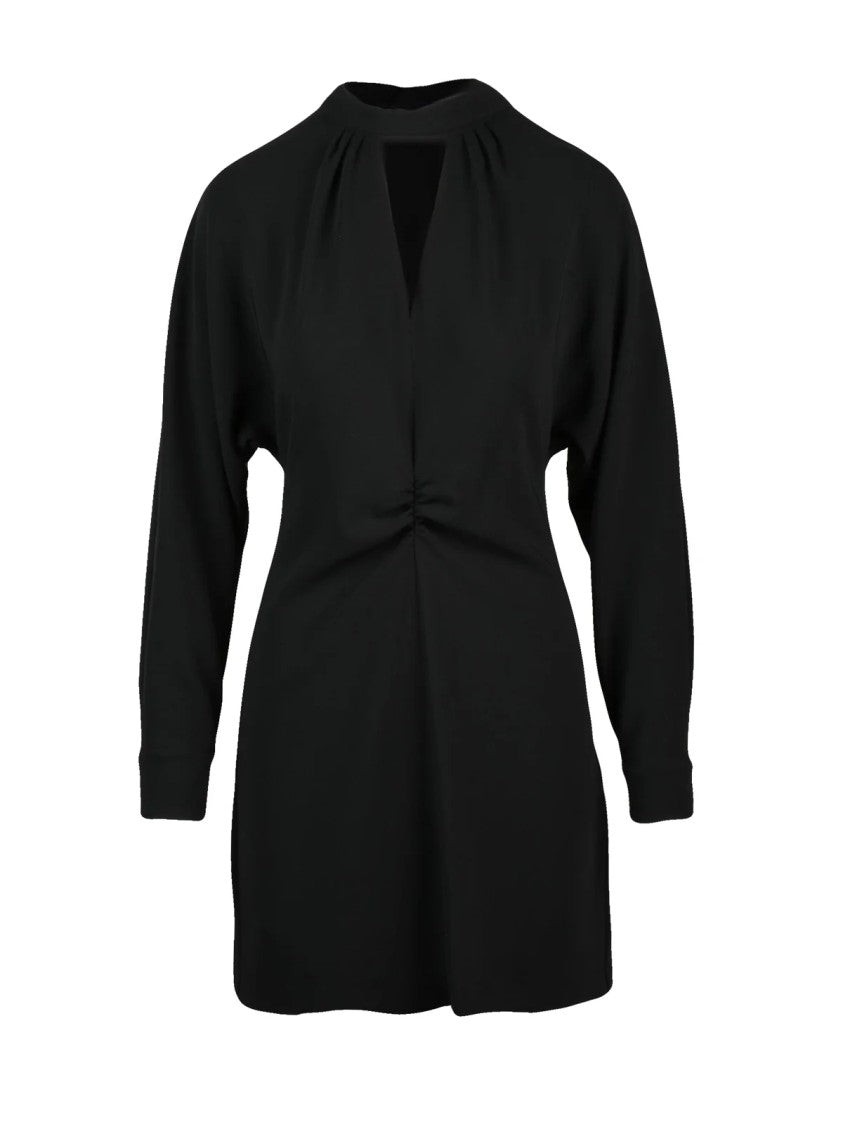 Pennyblack Mini Dress With Batwing Sleeves And Gathered Detail