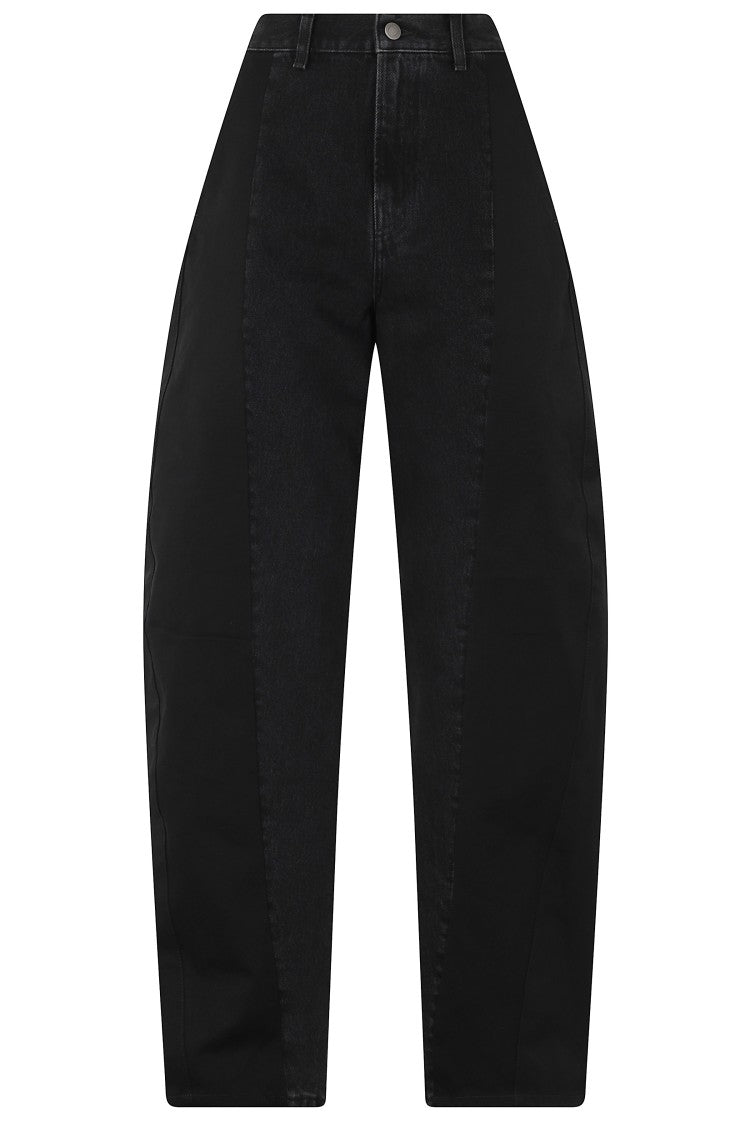 Haikure Balloon Silhouette Clyde Jeans With Five-Pocket Design