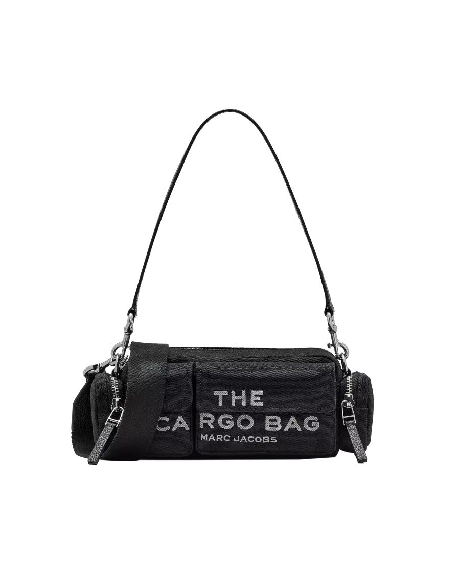 Marc Jacobs The Cargo Canvas Black Shoulder Bag
