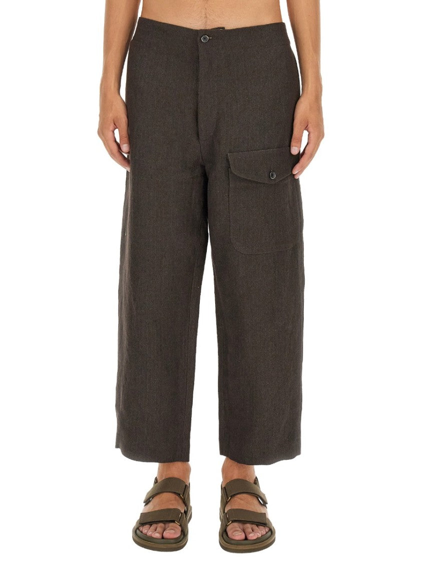 Uma Wang Paxton Linen Wool Pants