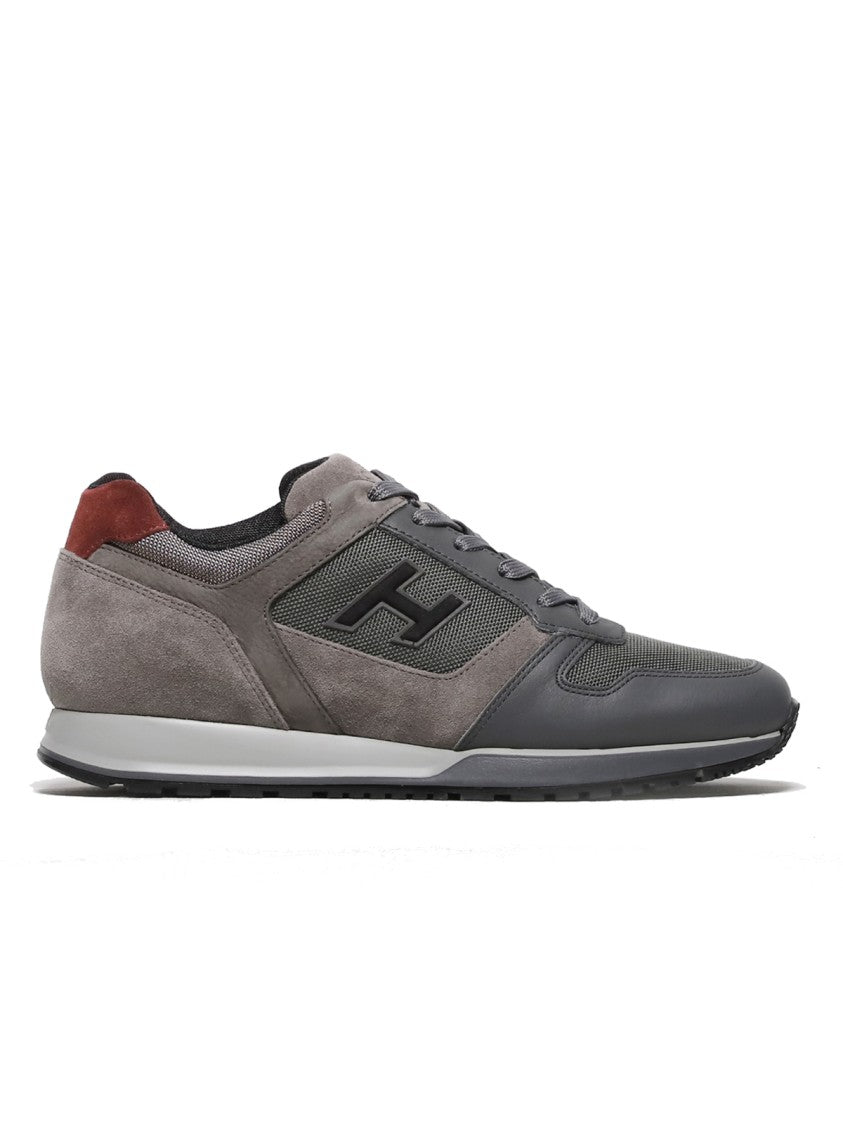 Hogan Grey Leather H321 Sneaker