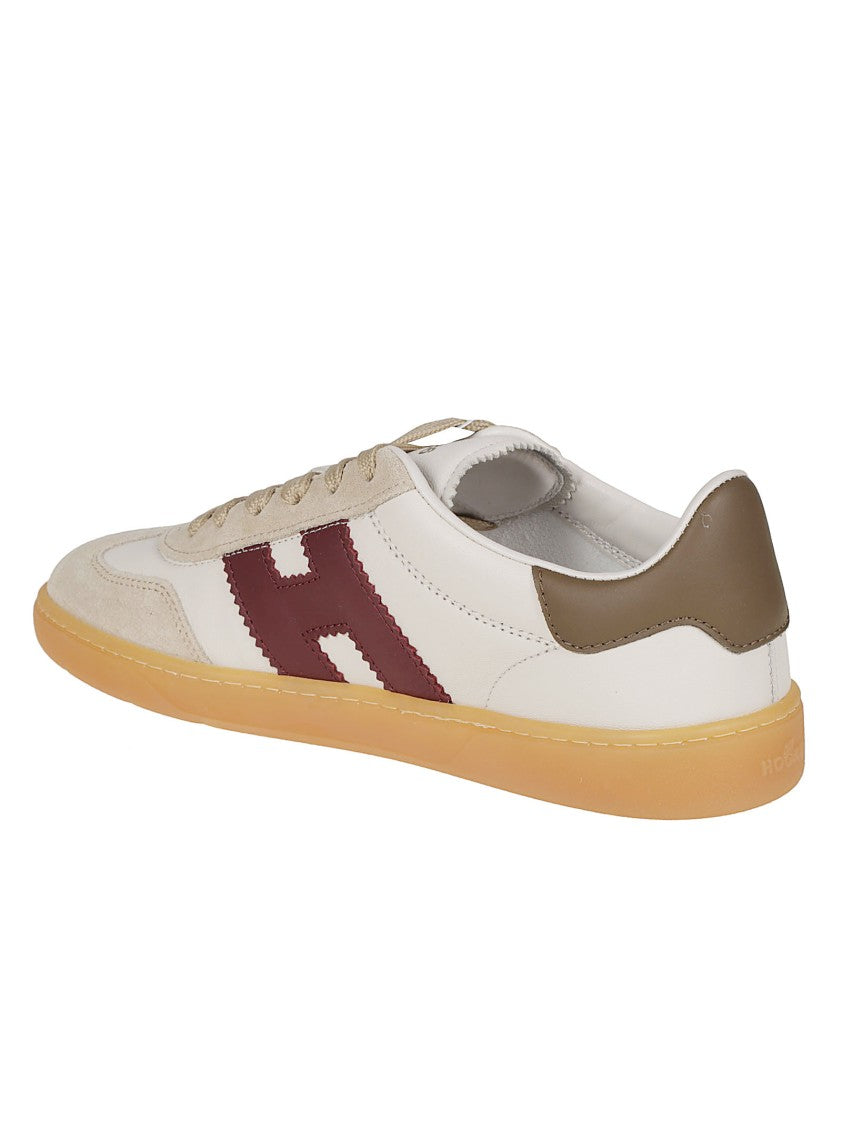 Hogan Olive Cool Leather Sneakers