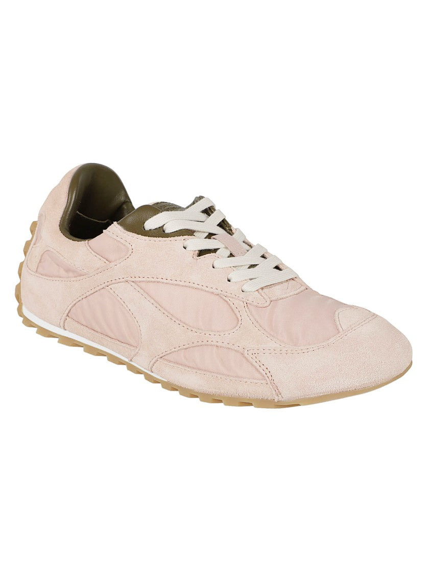Bottega Veneta Low-Profile Leather Suede Sneakers