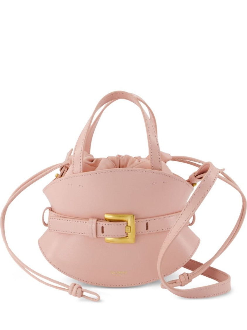 Balmain Pink Curved Silhouette Handbag