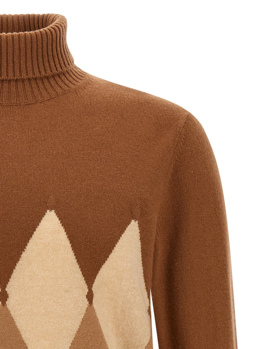 Ballantyne Argyle Turtleneck