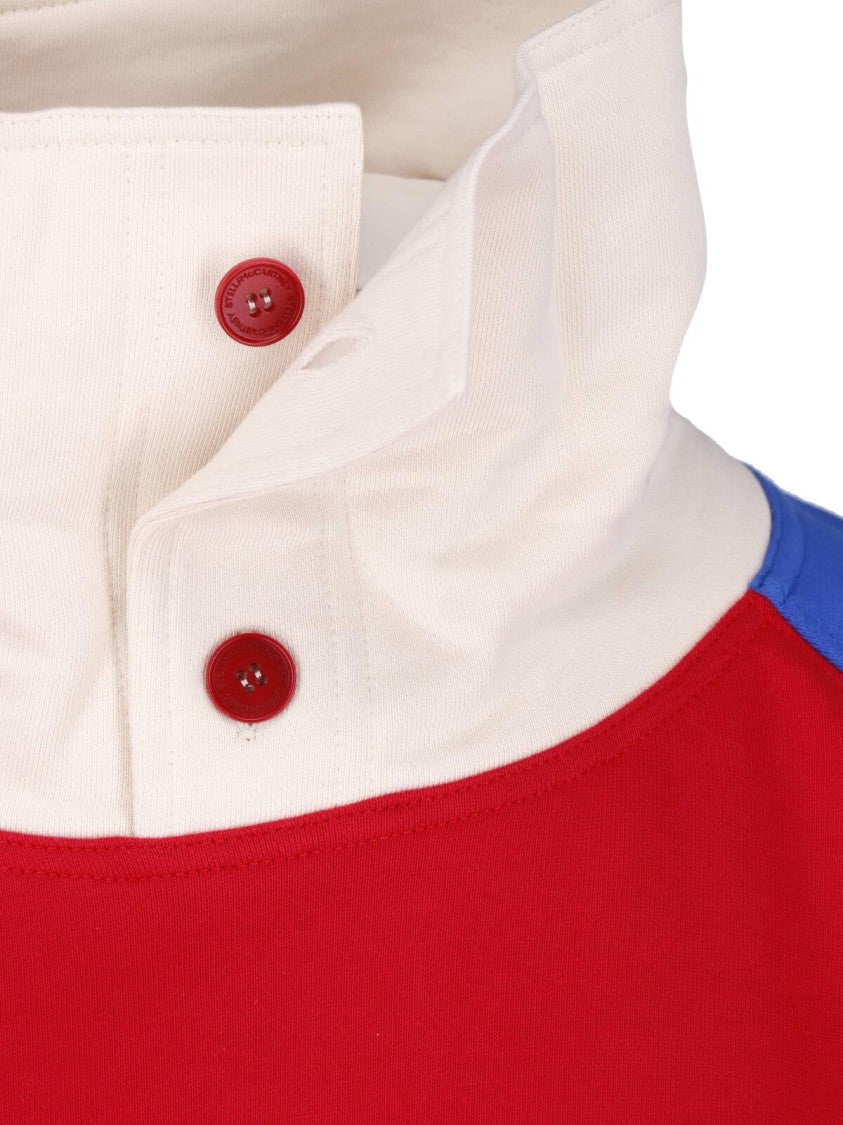 Stella Mccartney Multicolor Color-Block Cotton Sweatshirt
