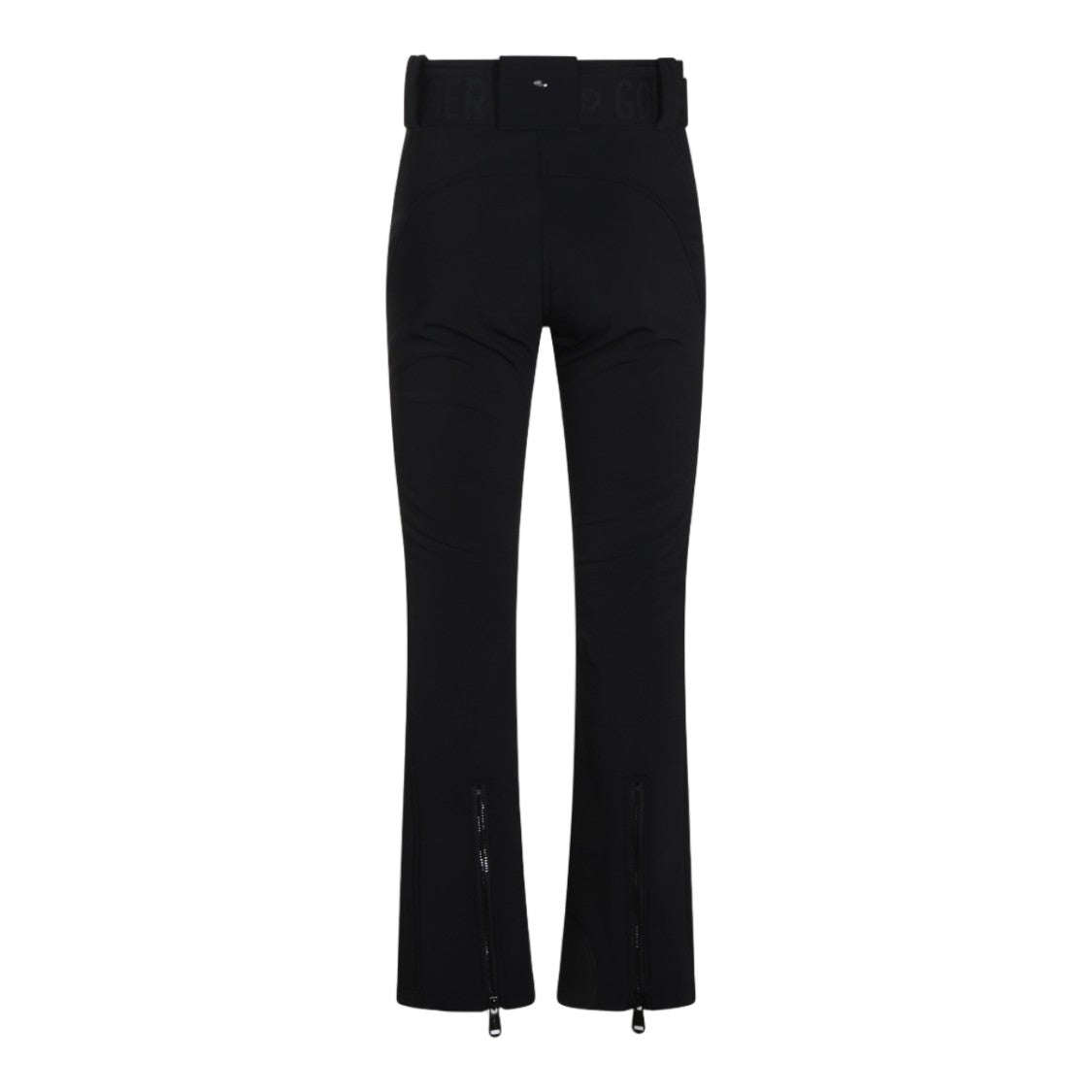 Goldbergh Fitted Wide-Belt Adjustable-Zipper Straight-Leg Pants