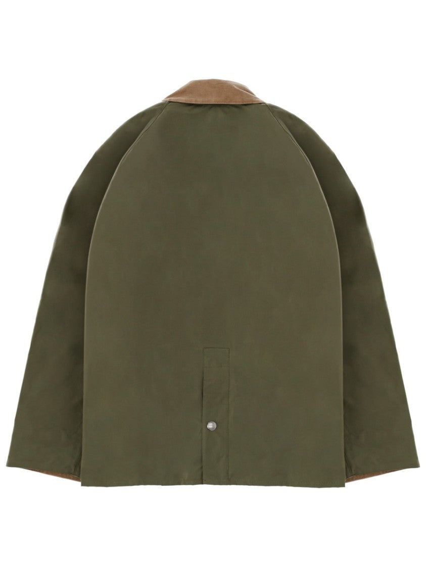 Paul Smith X Barbour Olive Green Bedale Corduroy Collar Jacket