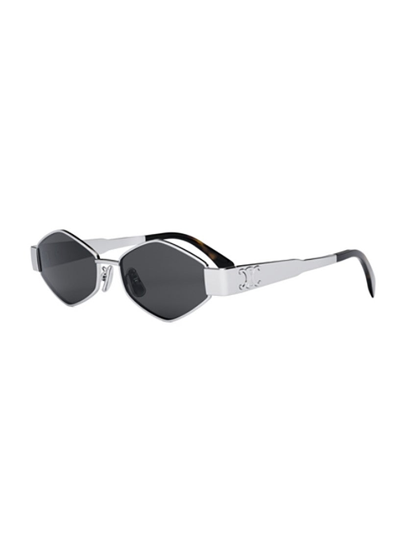Celine Cl40254u Hexagonal Frame Dark Sunglasses