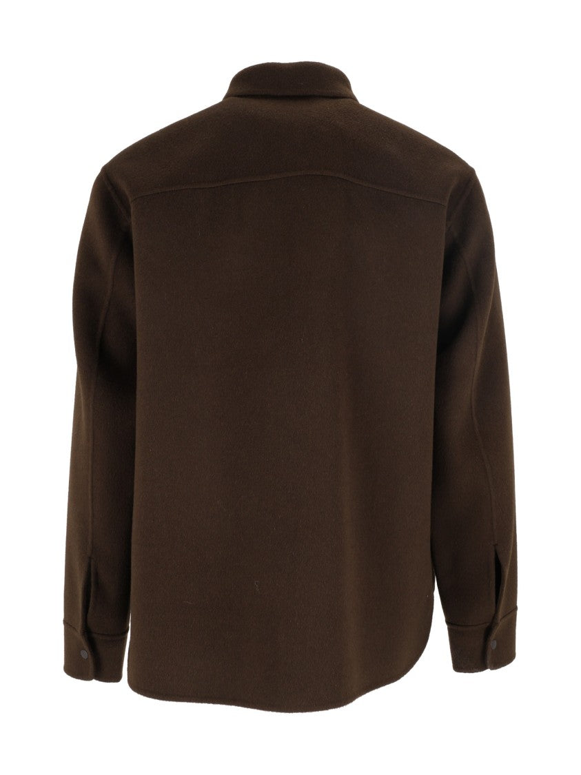 Aspesi Wool Flap-Pocket Shirt Jacket