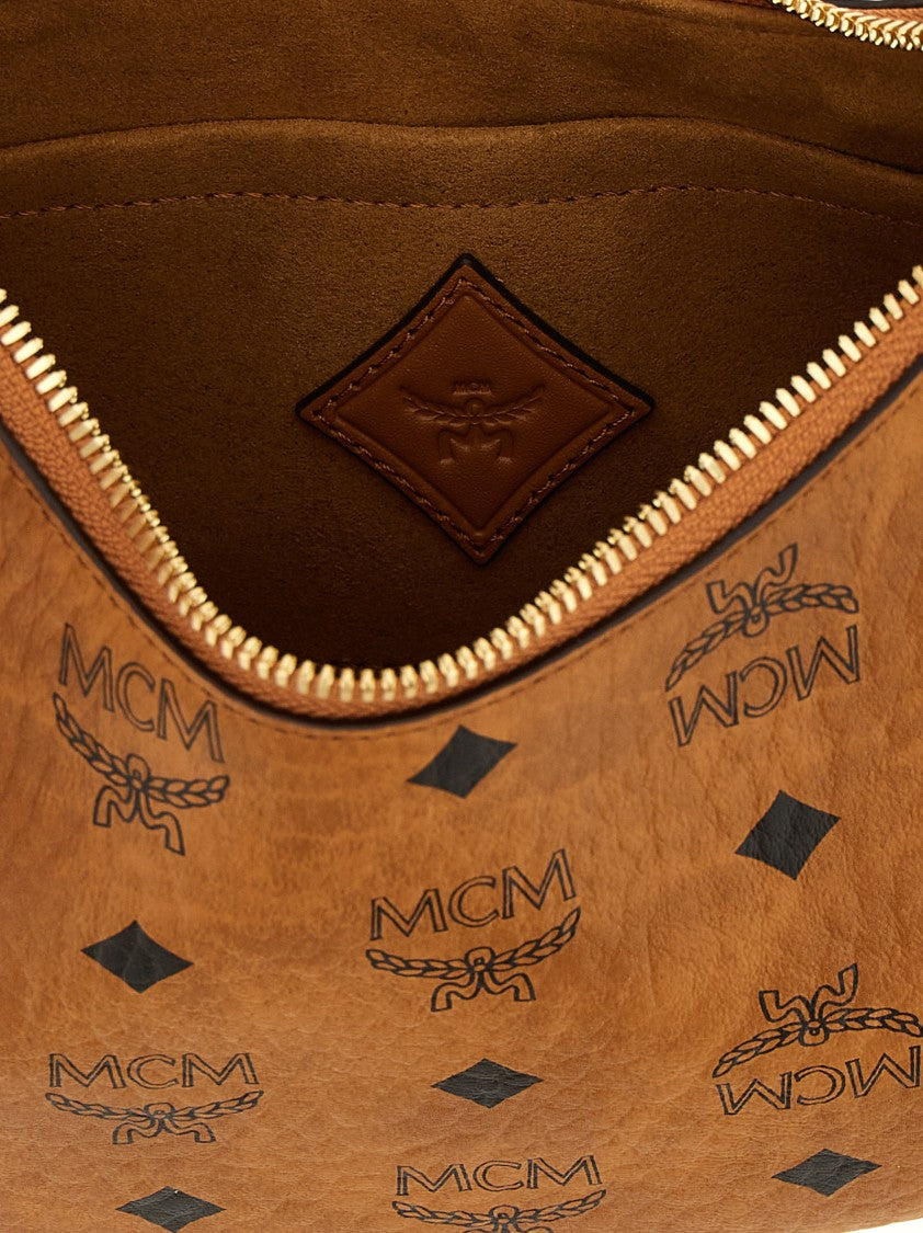 Mcm 'Aren Crescent Hobo' Shoulder Bag