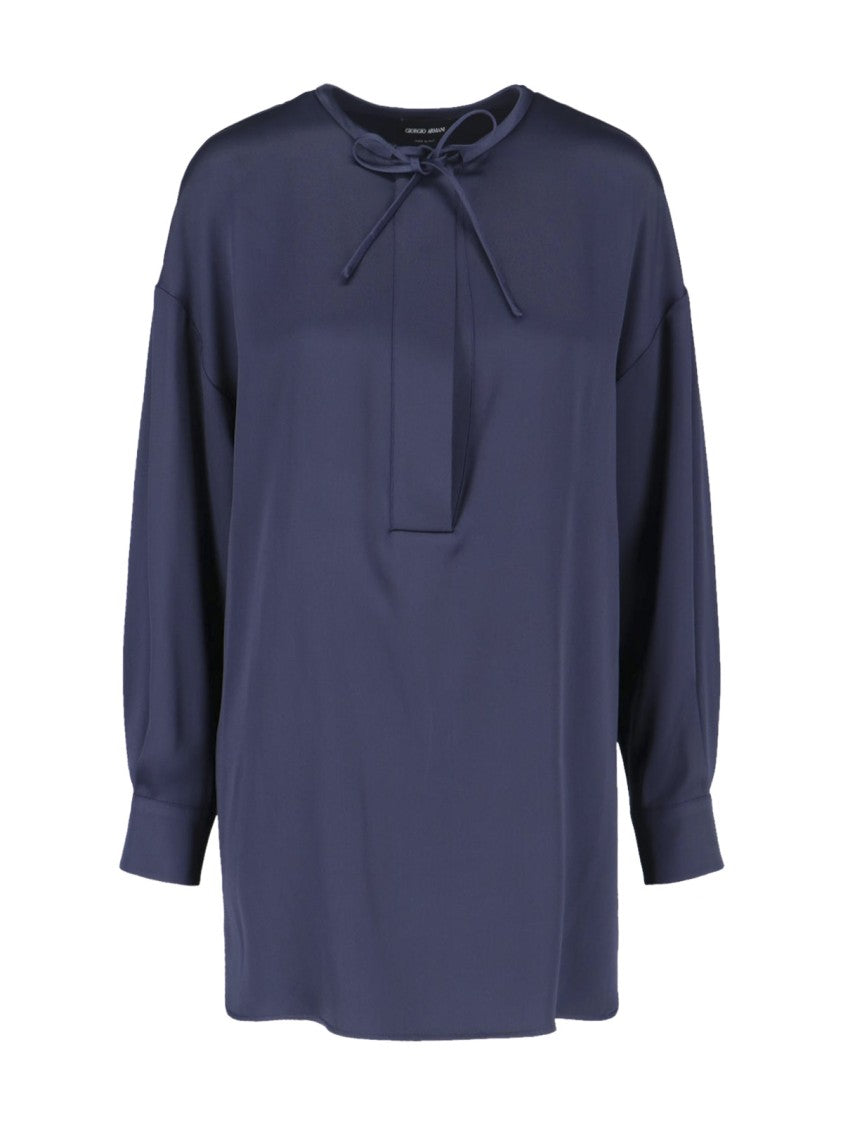 Giorgio Armani Silk Shirt – Blue