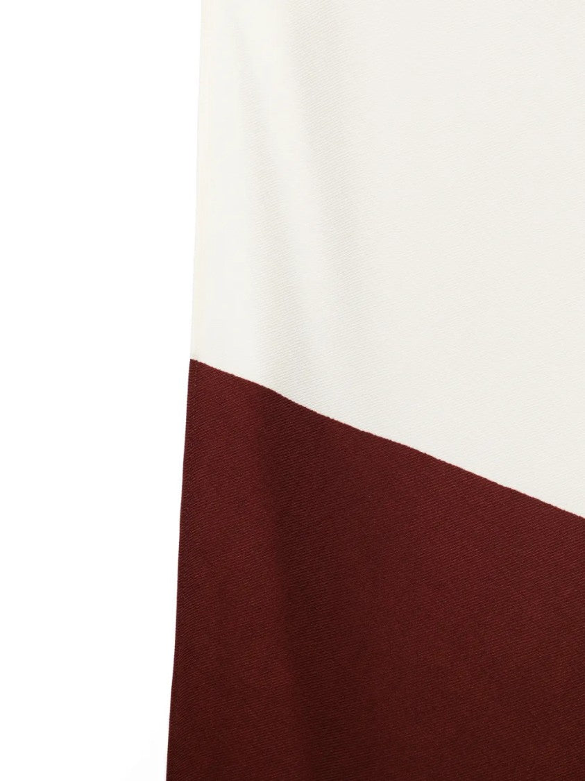 Alberta Ferretti Geometric Color-Block Foulard