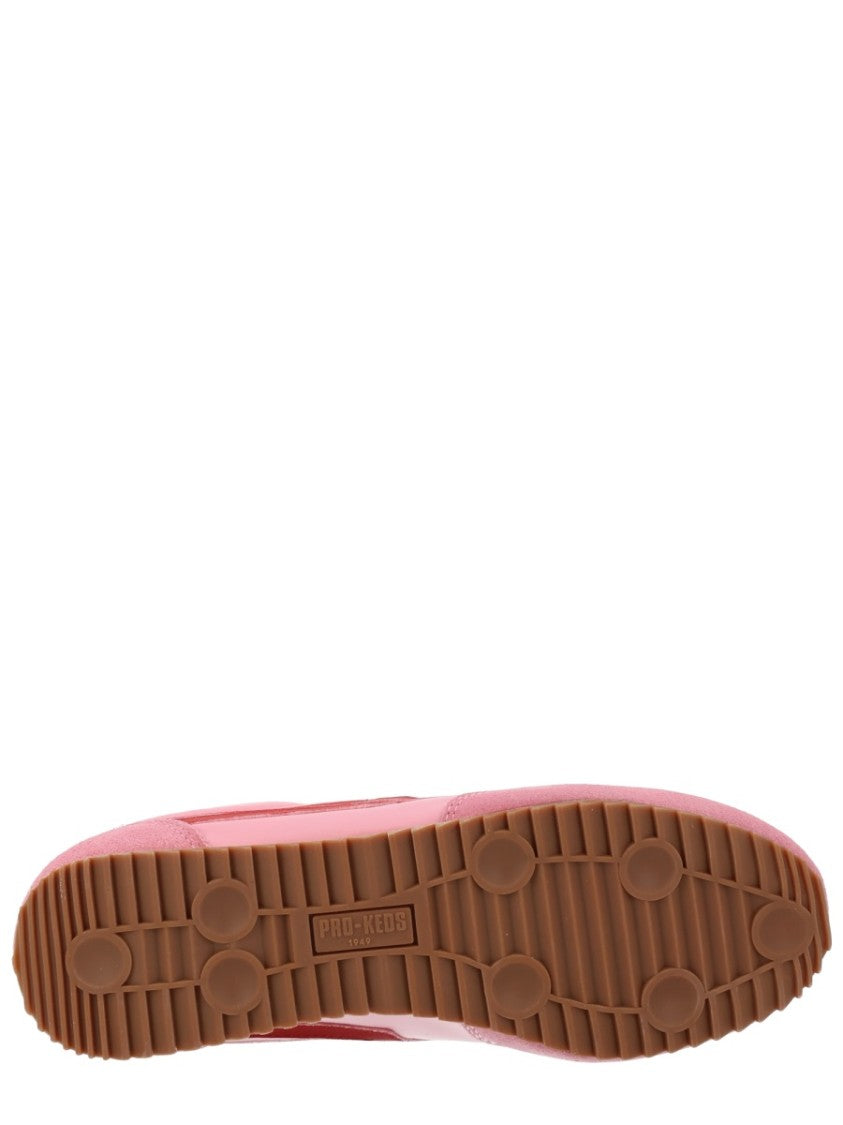 Pro-Keds Pink Suede Leather Stripes Sneakers