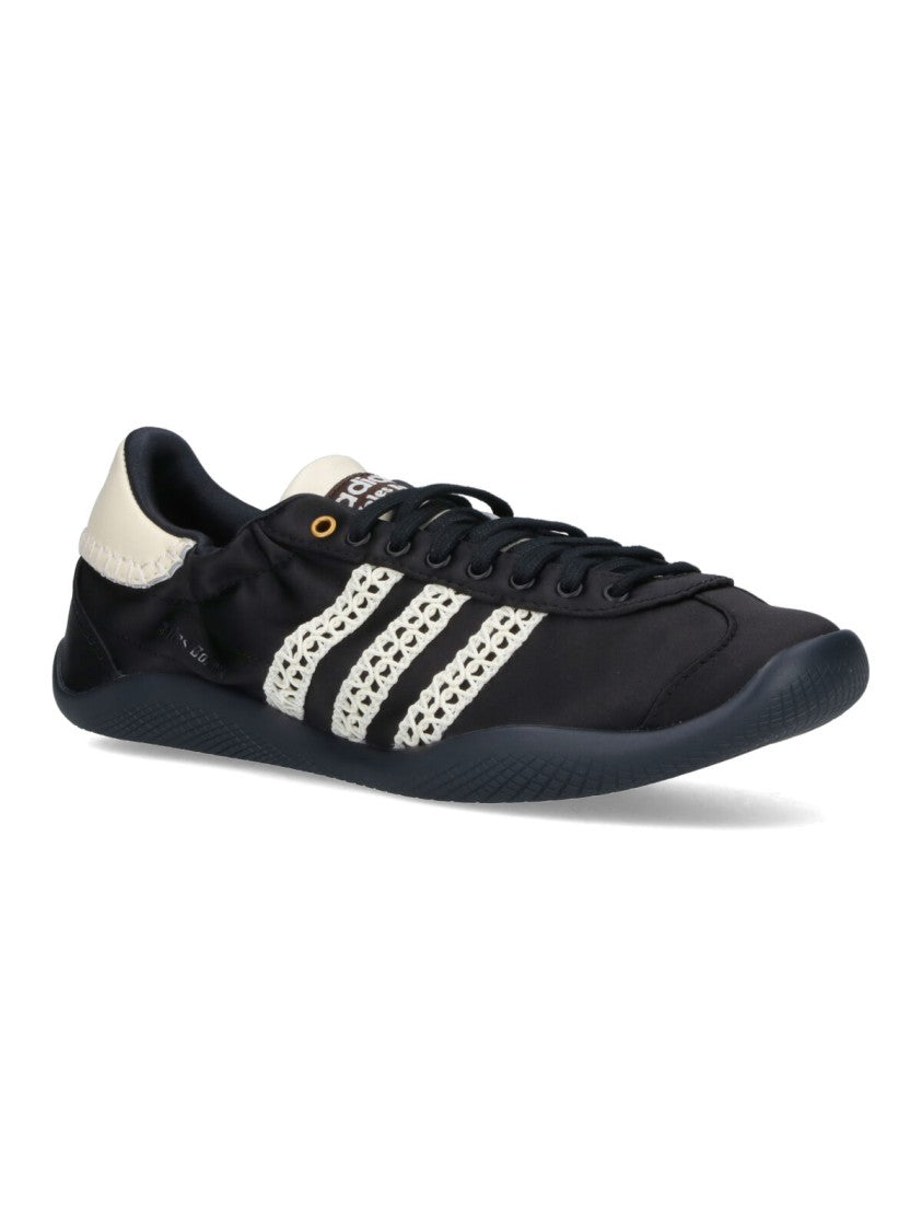 Adidas X Wales Bonner "Kalintha" Sneakers, In Black Fabric, Round Toe