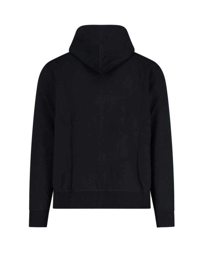 Polo Ralph Lauren Logo Zip Hoodie – Black
