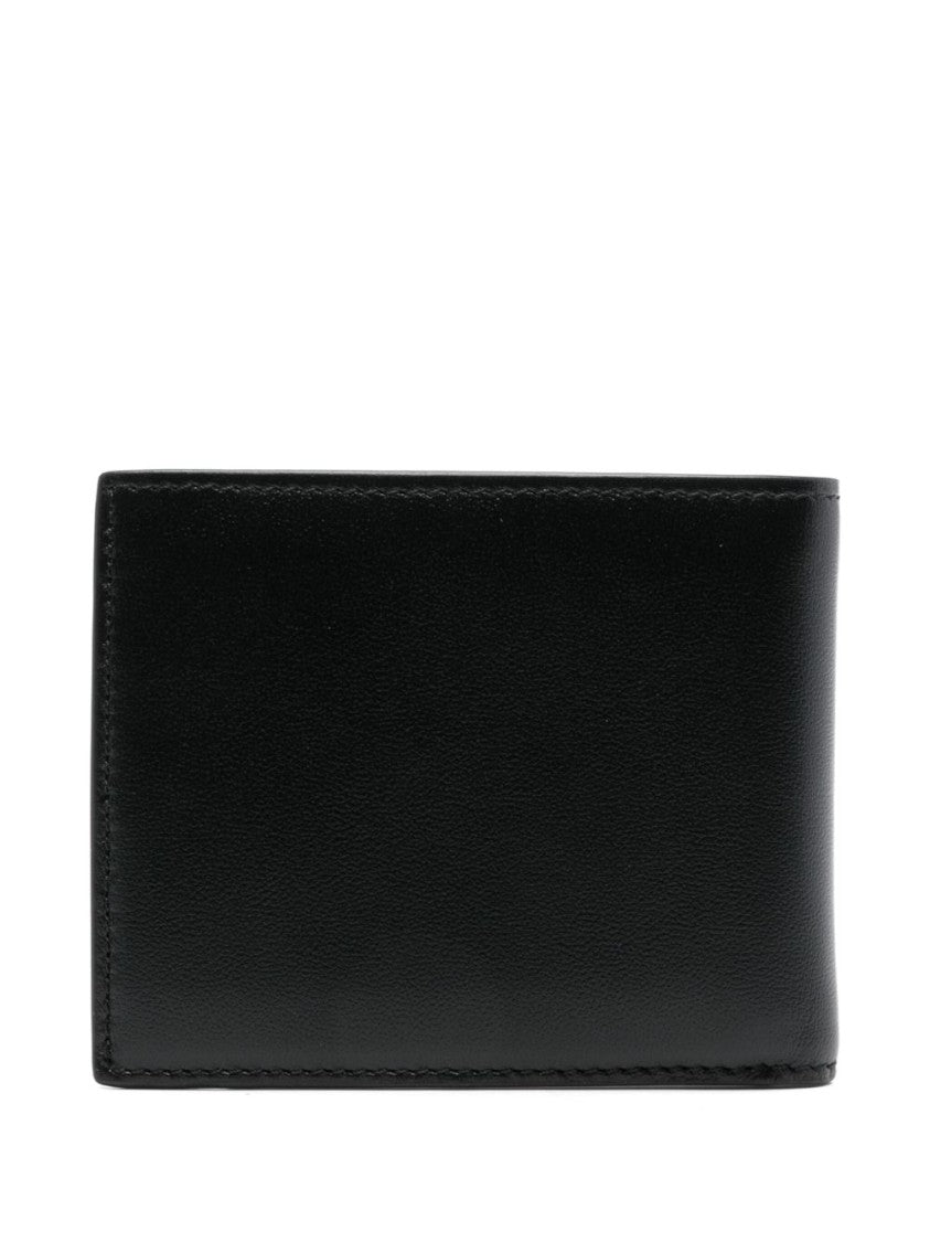 Valentino Garavani Bi-Fold Black Leather Wallet