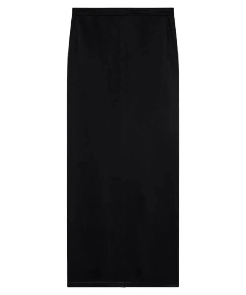 Pinko Black Acetate Skirt