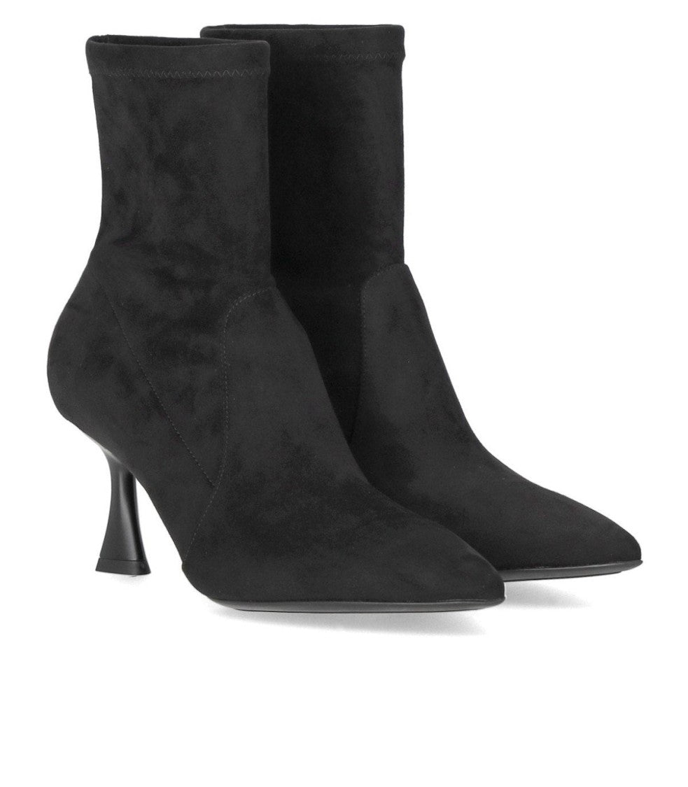 Sergio Levantesi Janet Black Heeled Ankle Boot
