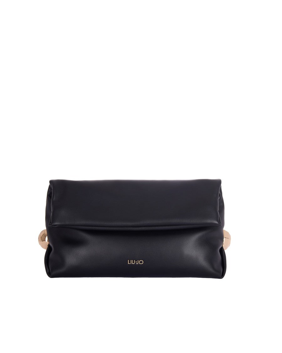 Liu Jo Black Eco-Leather Clutch