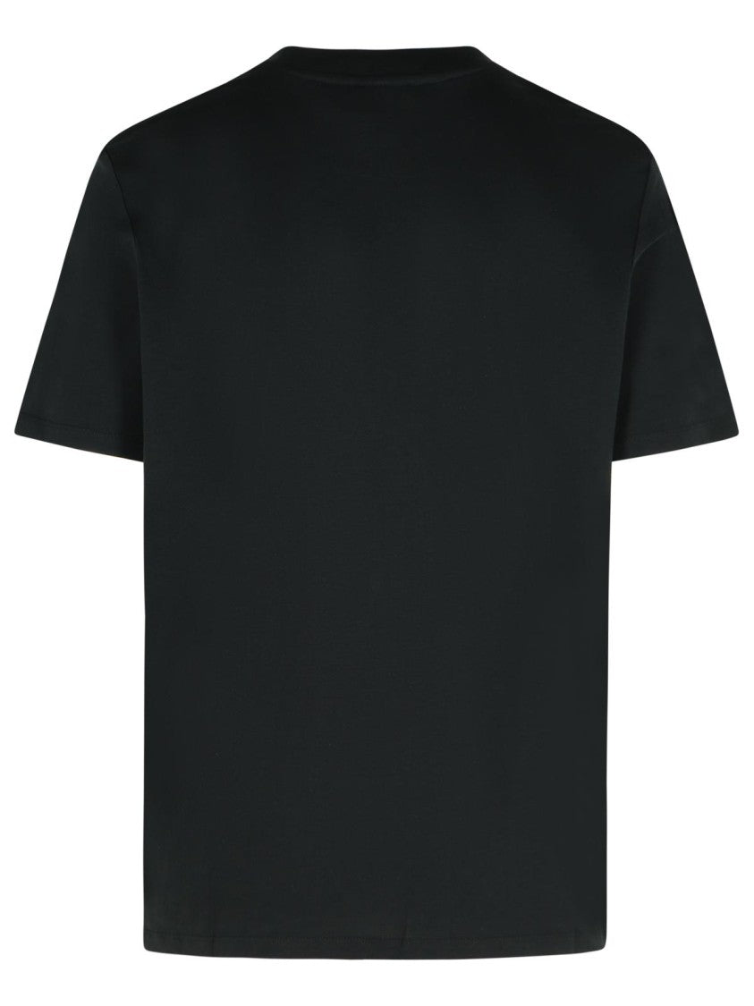 Balmain Black Cotton T-Shirt