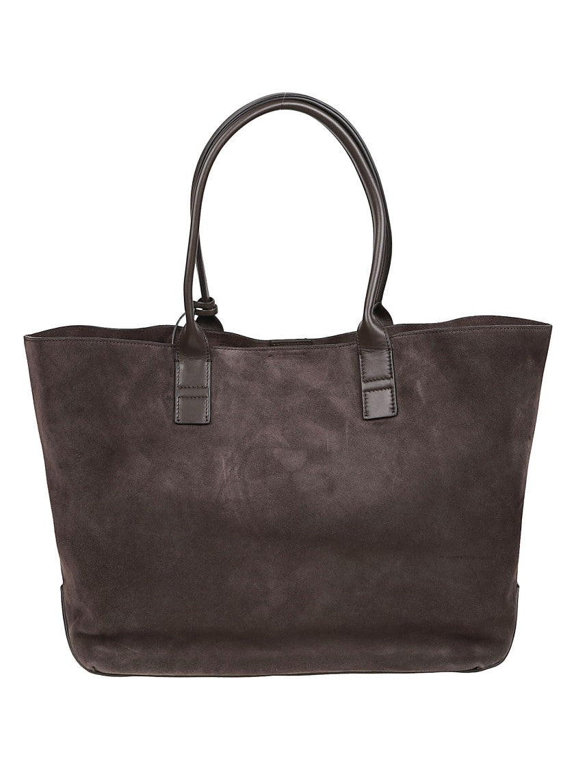 Hogan Address Medium Calf Leather Shopping Bag